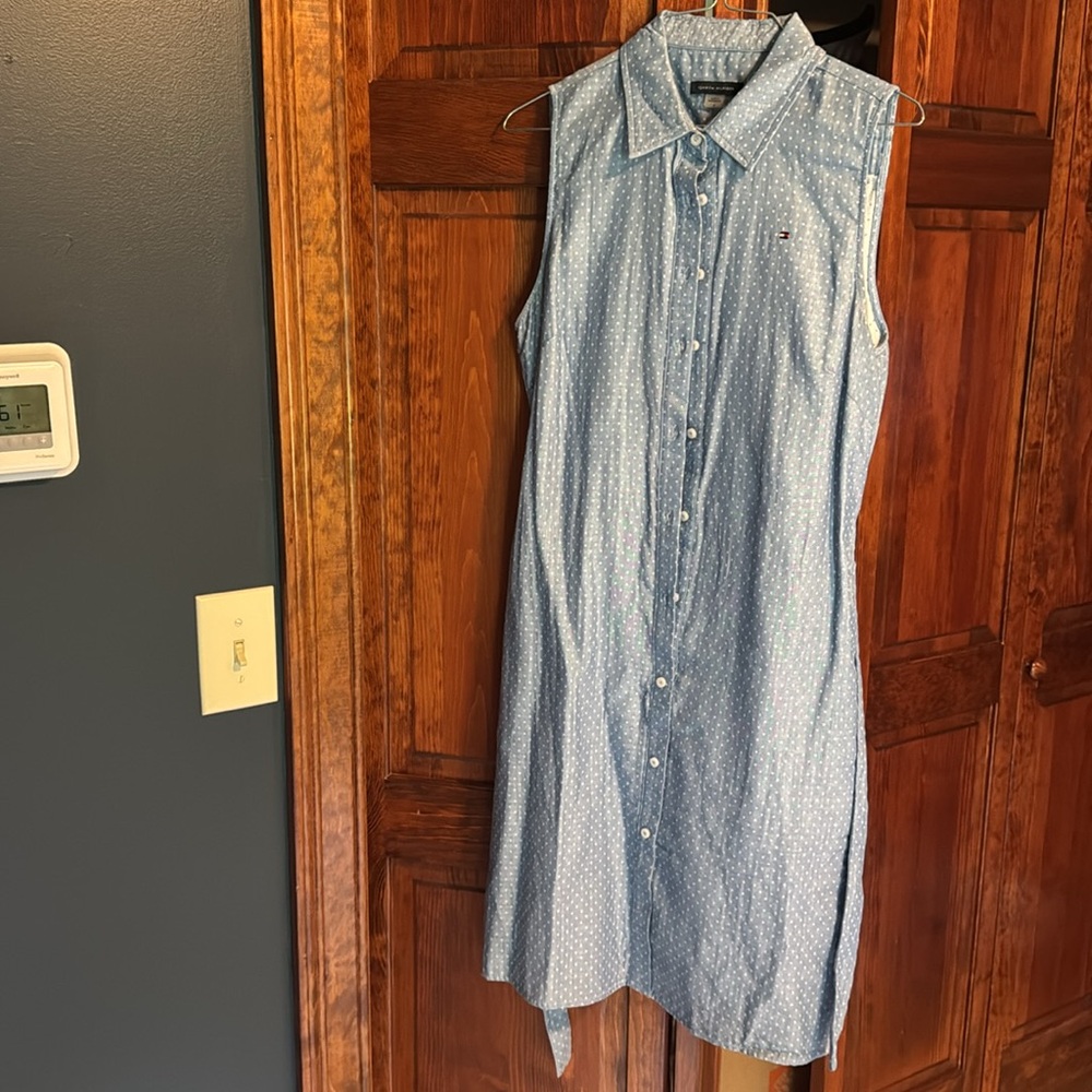 Tommy Hilfiger Blue Midi Dress